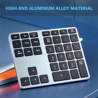 Teclado numérico inalámbrico Bluetooth de 2 piezas, almohadilla delgada portátil para computadora portátil, PC, escritorio, 35 teclas - details 3