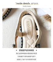 Sandalias de moda para mujer, verano, planas, nuevas, populares, con cuentas de hadas, estilo viento, talla grande. - details 4
