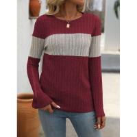 2025 Camiseta de Manga Larga para Mujer, Moda Otoño Invierno, Top de Cuello Redondo, Ropa Popular Coreana para Mujeres - details 11