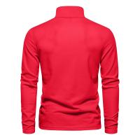 Polos hombre manga larga ropa hombre día del padre 2025 nuevos hombres ciervos bordado Polo camisas Color sólido manga larga negocios sociales hombre - details 10