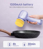 Cepillo Eléctrico Automático Portátil 4 Piezas Ecológico para Limpieza de Cocina, Baño, Tubo - details 7