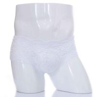 Encaje Sexy Ropa Interior Hombres Boxer hombre Transparente Bragas Ultra Finas Bolsa de Pene Sissy Hombre Bóxers Pantalones Cortos cueca - details 8