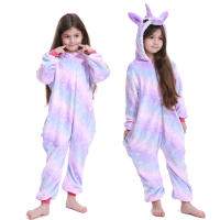 Kigurumi-ropa de dormir con dibujos de animales para niños y niñas, Pijamas suaves de unicornio para el hogar, Invierno - details 21