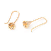 Latón color oro de 18 quilates, compatible con cuentas de medio agujero con ganchos de medio pasador para pendientes, joyería de alta calidad, accesorios para manualidades. - details 90