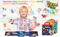 Libro de Pegatinas Recargables NeWYeS Juguete Educativo para Niños de 3 a 4 Años - details 3