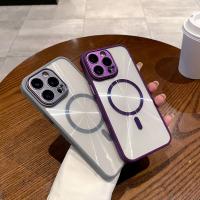 Funda de teléfono magnética transparente para iP A prueba de golpes con material PC+TPU - details 10