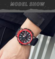 Reloj de Pulsera Deportivo de Lujo SMAEL Original para Hombres con Movimiento de Cuarzo Digital+Pulsera de Hierro Forma Redonda Estilo de Moda - details 11