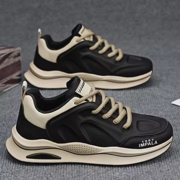 Zapatillas de deporte de ocio versátiles para hombre, zapatos deportivos ligeros y cómodos para caminar, zapatos gruesos de alta calidad a la moda, calzado masculino - 1