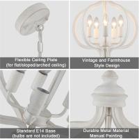 Lámpara de araña negro 8 Luces Lamparas De Techo Salon Lamparas de araña estilo vela con rueda de carro, lámparas rusticas Vintage lámpara colgante para comedor porche cocina dormitorio - details 12