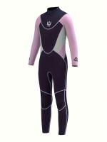 Trajes De Neopreno Completos Con Cremallera Trasera De 3 Mm Para niños y Niñas, Trajes De Baño Térmicos De Neopreno Para Buceo - details 14