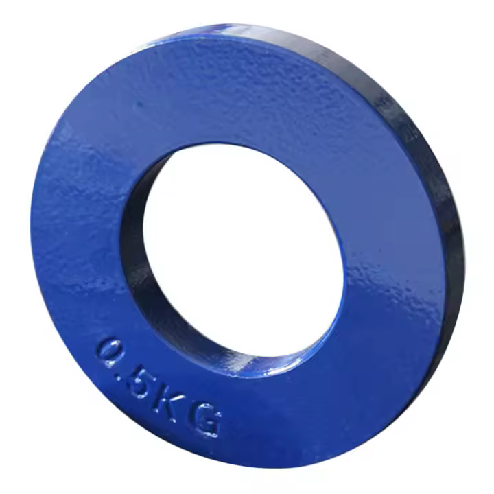 Mini placas de pesas fraccionales para entrenamiento de fuerza, accesorio de disco preciso, azul, 0,5Kg - 1