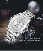 Reloj Deportivo de Lujo NIBOSI Reloj de Pulsera de Cuarzo de Acero Inoxidable Función de Calendario - details 14
