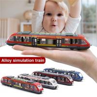 Vehículos de juguete de aleación, modelo de tren de Metro, tren de simulación, tren subterráneo de alta velocidad, aleación fundida a presión, regalo - details 2