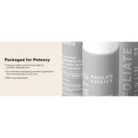 Mandelic & Lactic Acid Exfoliant is packaged in an opaque & air tight bottle to maintain efficacy
