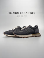 Zapatos deportivos para hombre, hechos a mano, estilo maduro, retro, de cuero, con suela gruesa y transpirable. - details 10