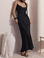 Novedad de verano, vestido ajustado con tirantes finos y cuello oscilante, diseño elegante, para ir al trabajo - details 6