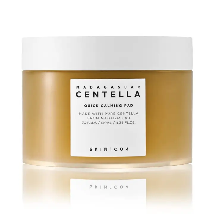 SKIN1004 Madagascar Centella Pad 70ea, 130 ml, efectos calmantes rápidos calmantes para pieles sensibles - 1