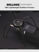 Wellhike Black Spider Villa con tarjeta plegable, utensilios de cocina para acampar, estufa de barbacoa, estufa de gas - details 7