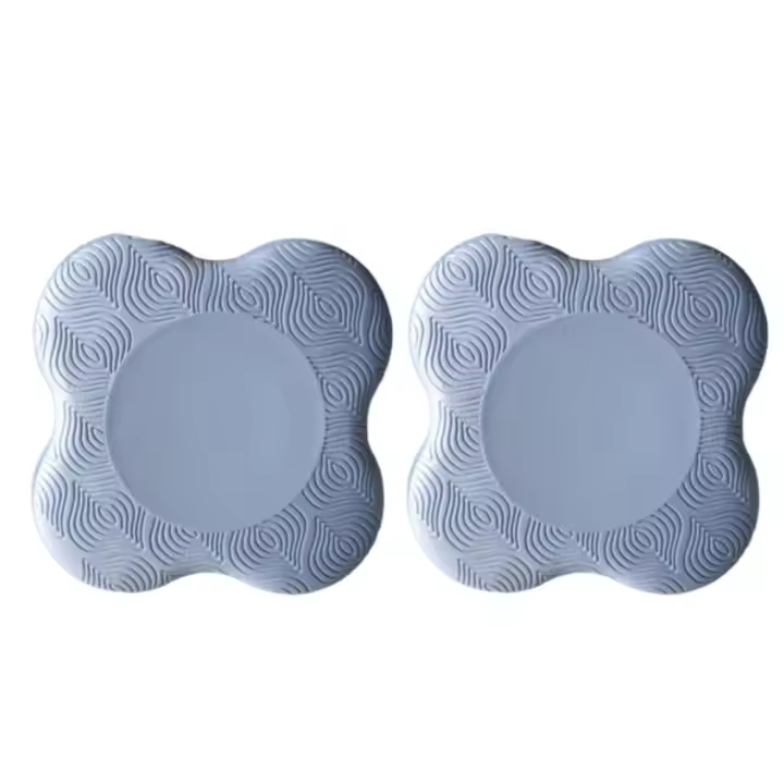 Estera de rodilla para Yoga gruesa, estera de soporte de absorción de impacto suave portátil, cojín de codo TPE duradero, accesorios de Fitness, 2 uds. - 1