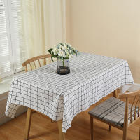 Mantel rectangular de plástico y PVC, cubierta impermeable a prueba de aceite, para mesa de comedor y cocina, antiincrustante - details 0