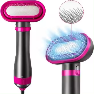 Secador para perros Secador para perros silencioso para perros pequeños y gatos Secador de pelo portátil 2 en 1 para el cuidado de perros con peine de piel Secador de pelo Cepillo Secador para mascotas 300W - 1