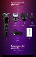 Afeitadora electrica hombre Portátil inteligente multifunción para barba - details 9