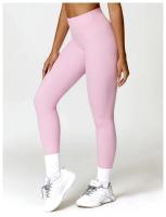 Pantalones de Yoga de cintura alta para mujer, mallas deportivas sin costuras para gimnasio, entrenamiento, barriga, correr - details 24