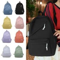 Mochila Pequeña Y Fresca Para Estudiantes, Morral De Color Sólido, Informal, A La Moda, Para Estudiantes Universitarios - details 0