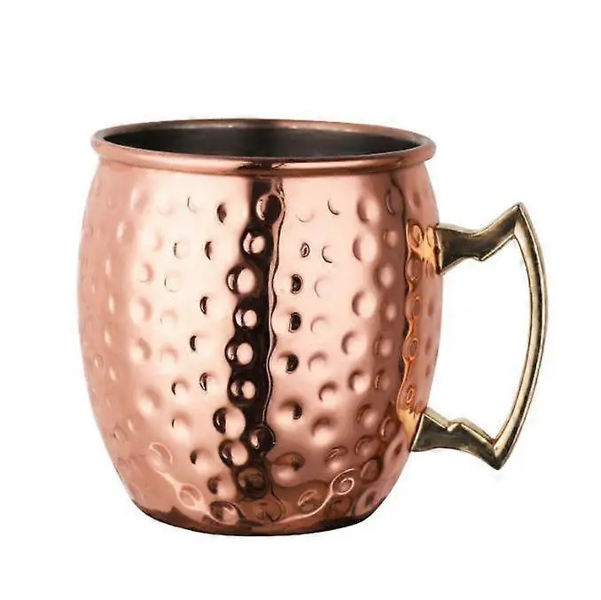 Tazas Moscú Mule, juego de 4 tazas martilladas - 1