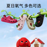 Agujero zapatos mujer médico enfermera verano altura aumentar sandalias transpirables de suela gruesa bolsa cabeza zapatillas de los hombres desgaste de verano - details 0