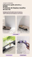 Cepillo de Limpieza Intermitente Multifuncional Cepillo de Alta Limpieza para Hogar con Mango Largo - details 3