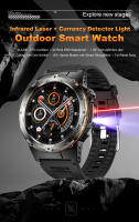 Reloj inteligente Con Láser Infrarrojo Para Hombre,Rayos Ultravioleta.Pantalla AMOLED De 1,39 Pulgadas, Dispositivo Resistente Al Agua IP68, Con Seguimiento De llamadas De Voz, GPS, 100+ Modo Deportivo, 500MAH, NFC, Control Del Ritmo Cardíaco,Nuevo 2025 - details 0