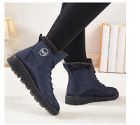 Zapatos de algodón para nieve impermeables antideslizantes, botas cortas de gran tamaño, botas de terciopelo grueso - details 13