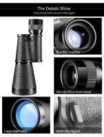 Metal 12X45 Russian Military Monocular HD High Quality Portable Mini Telescope Captain Caribbean Pirates Spyglass Binoculars - details 5