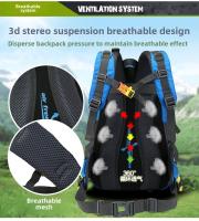 Mochila de senderismo de 35L para hombres y mujeres, mochilas de escalada con plano posterior, bolsa deportiva, bolsa de equipaje de viaje - details 2