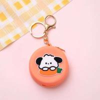 Nueva cartera monedero de silicona con forma redonda de animales de dibujos animados para mujer, llavero de regalo para niños - details 5
