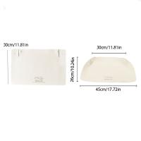 Mantel individual de cuero PU para mascotas, resistente al aceite, antideslizante, almohadilla para comida para perros, impermeable, tapete para cuenco para gatos, previene derrames de comida y agua - details 0