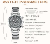 Reloj de moda inspirado en la dopamina para mujer, reloj de cuarzo luminoso, banda de acero inoxidable, resistente al agua, regalo de moda para ella - details 5