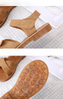 Sandalias Planas 2025 Nuevos Zapatos de Verano para Estudiantes Sandalias Romanas Zapatos de Playa Suela Suave Zapatos de Mujer de Una Sola Tira - details 2