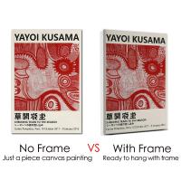 DHROOM Arte Moderno de Yayoi Kusama Póster de Lienzo Abstracto de Ojos Decoración de Pared de Galería - details 0