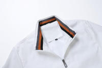 chaqueta sual con cuello levantado para hombre, abrigo deportivo, parabrisas, bomber impermeable, - details 8