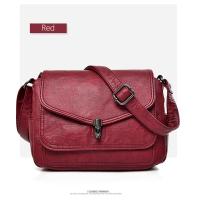 Bolsos de hombro de cuero suave Vintage para mujer, bolsos de lujo, paquete de diseñador, bolso cruzado pequeño, 2021 - details 8