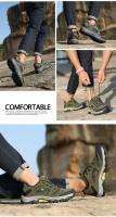Zapatos Informales Impermeables Para Hombre, Zapatillas Cómodas Con Cordones, De Goma, Para Exteriores, 39-47 Talla Grande, Para Primavera Y Otoño - details 11
