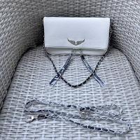 Bolso De Hombro Con Alas Negras Para Mujer, Cadena De Alas, Bolso De Cuero Cruzado Para Mujer - details 7