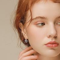 Pendientes Mujer Plata Hipoalergénica Pendientes de Plata de Ley 925 Pendientes de Estrella Delicados Pendientes Colgantes Pendientes de Aros de Plata para Mujer Niña - details 5