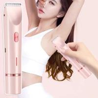 Afeitadoras eléctricas 3 en 1 de doble cabezal para mujer, suavizan la cara sedosa húmeda/seca, áreas privadas del cuerpo, depiladora indolora impermeable IPX7 - details 9