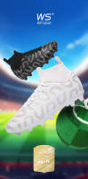 Botas de fútbol profesionales para hombres, zapatos de fútbol TF/FG para niños, tacos de tobillo alto, zapatillas de fútbol de hierba, zapatos de entrenamiento de Futsal - details 4