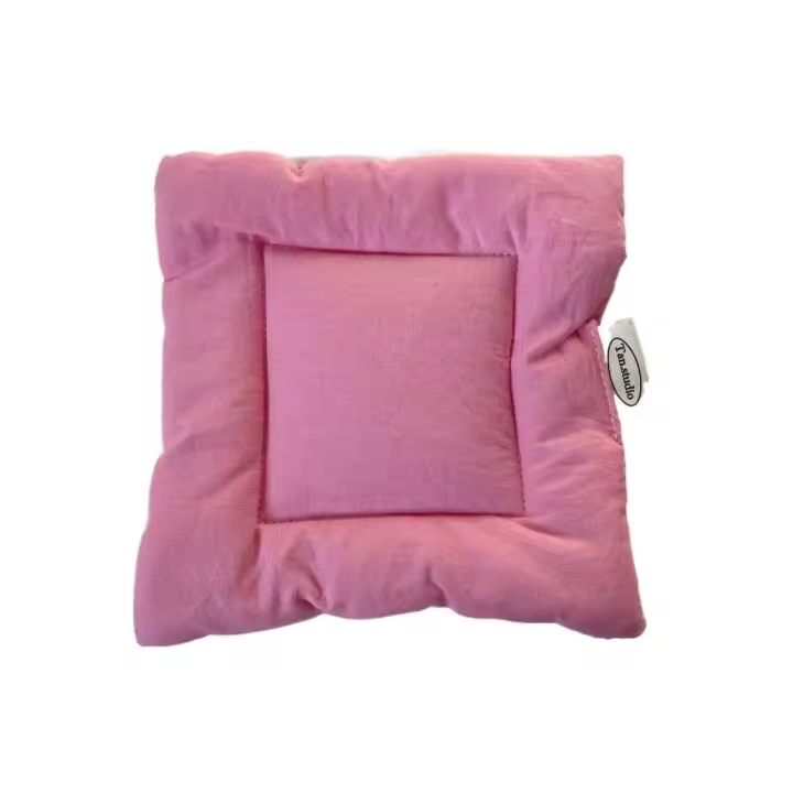 Alfombrilla de cocina de 2 piezas, posavasos multicolor de color sólido, almohadilla de aislamiento festiva, posavasos cuadrado de algodón suave para sala de estar - 1