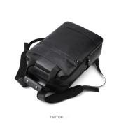 Mochila Pu para hombres, mochila para estudiantes universitarios minimalistas, bolsa de computadora para viajes de negocios, bolso de ocio de gran capacidad - details 26