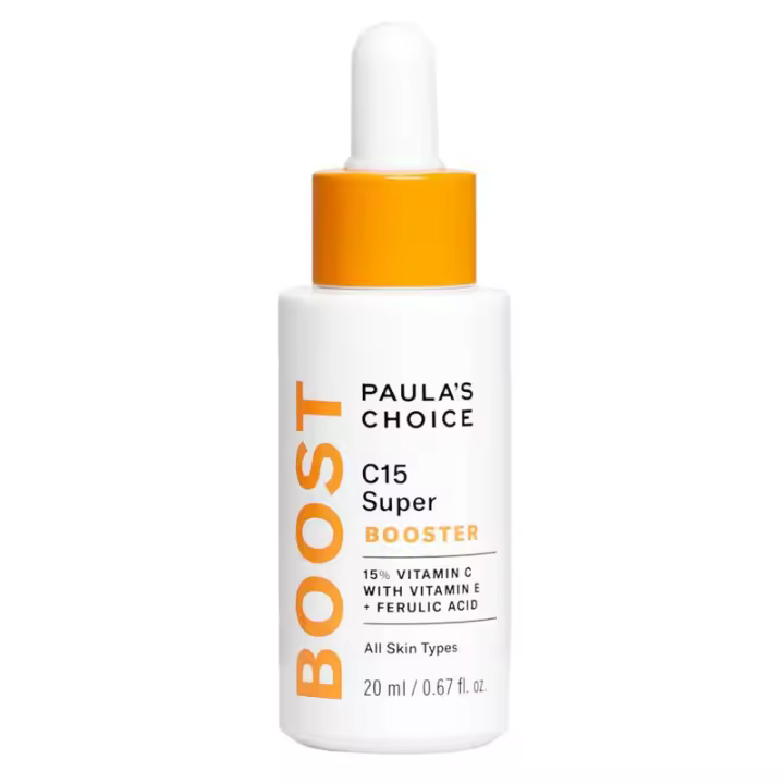 Paula's Choice BOOST C15 Super Booster, 15% C con vitamina E y ácido ferúlico, suero iluminador de la piel, 0,67 onzas - 1